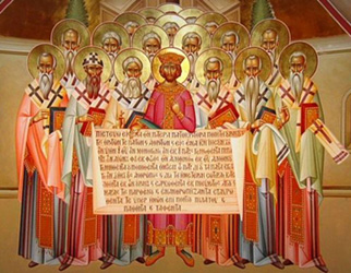 Икона святых отцов VII Вселенского Собора