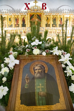 Икона преподобного Серафима Саровского